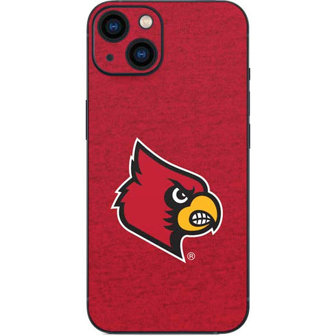 University of Louisville Red Background iPhone Skins
